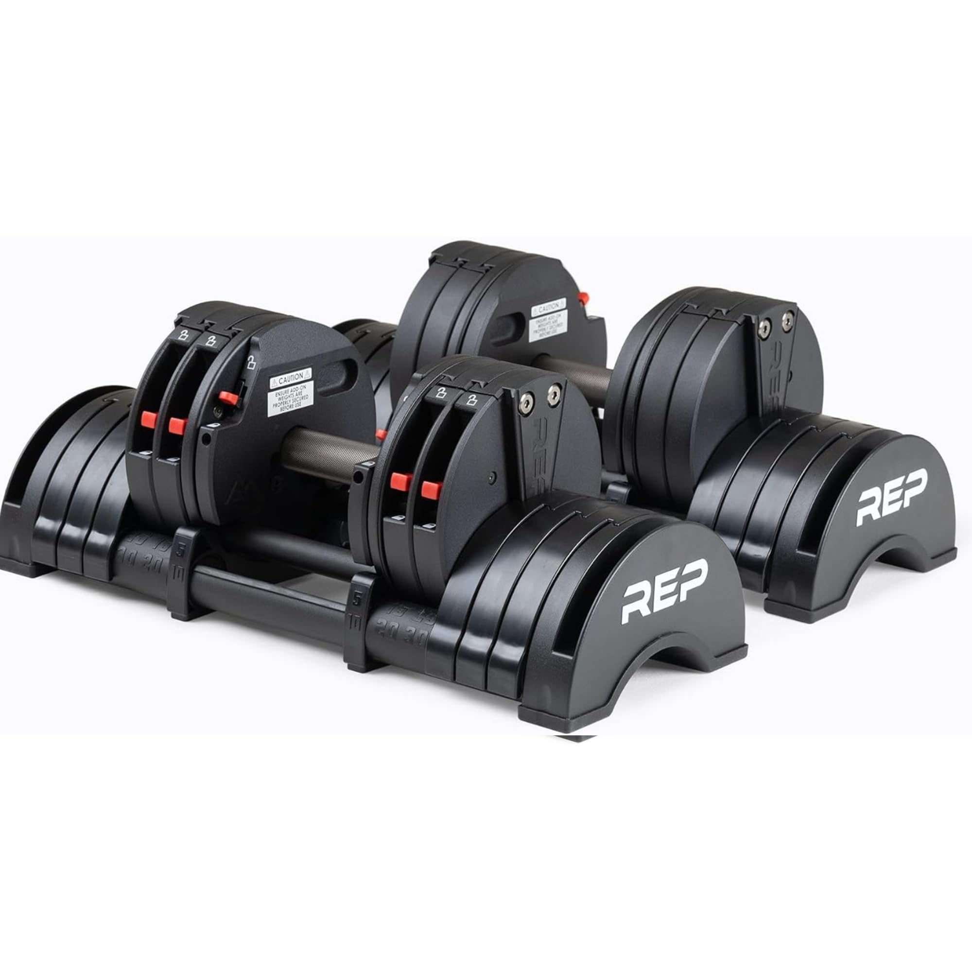 Amazon.com : REP Fitness Adjustable Dumbbells Set - Quickdraw